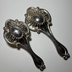 Antique‎ matching Brush And Hand Mirror International Silver Vanity 2 Piece Set